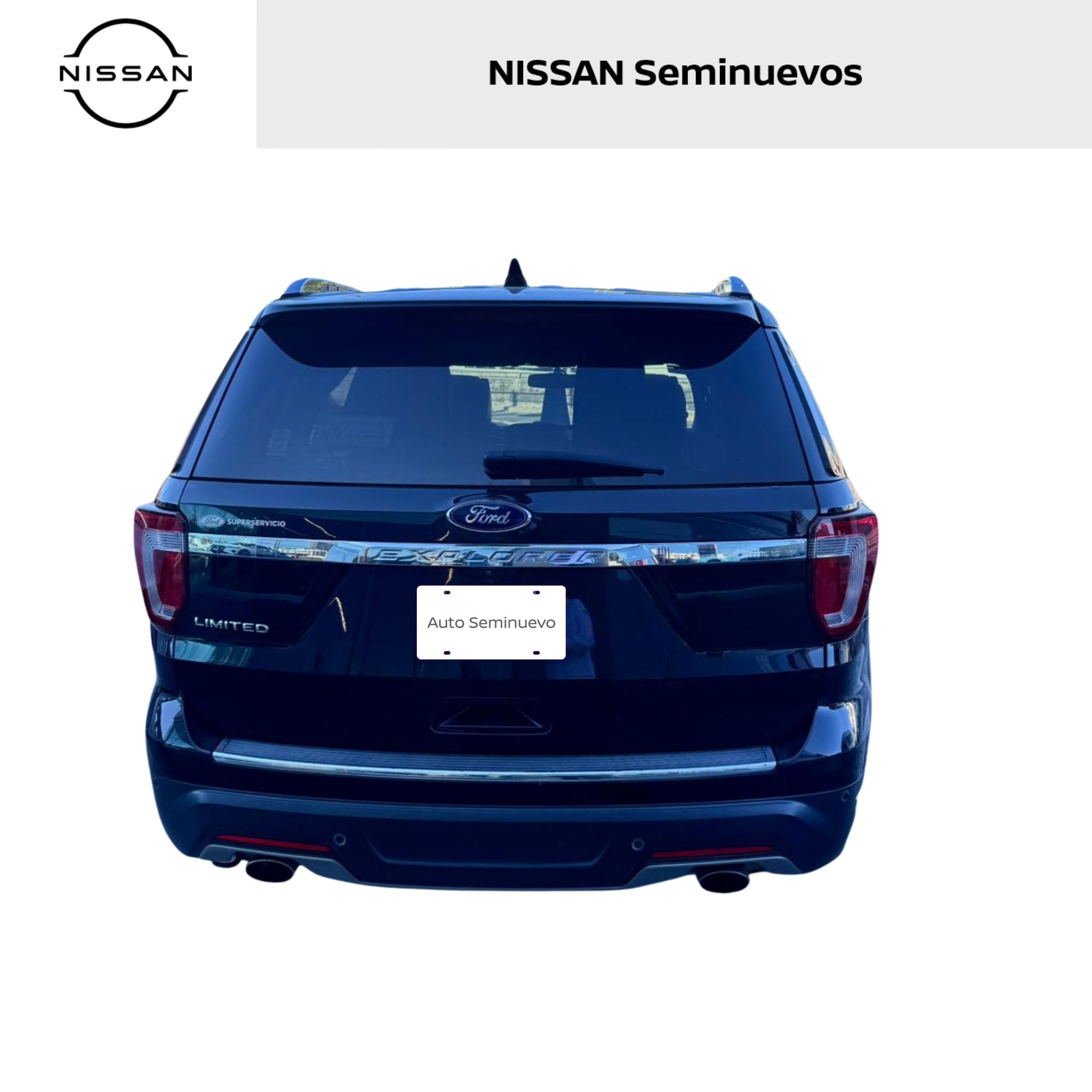 2019 Ford EXPLORER 5 PTS LIMITED V6 TA AAC AUT PIEL CAMARA REVERSA DVD GPS SYNC