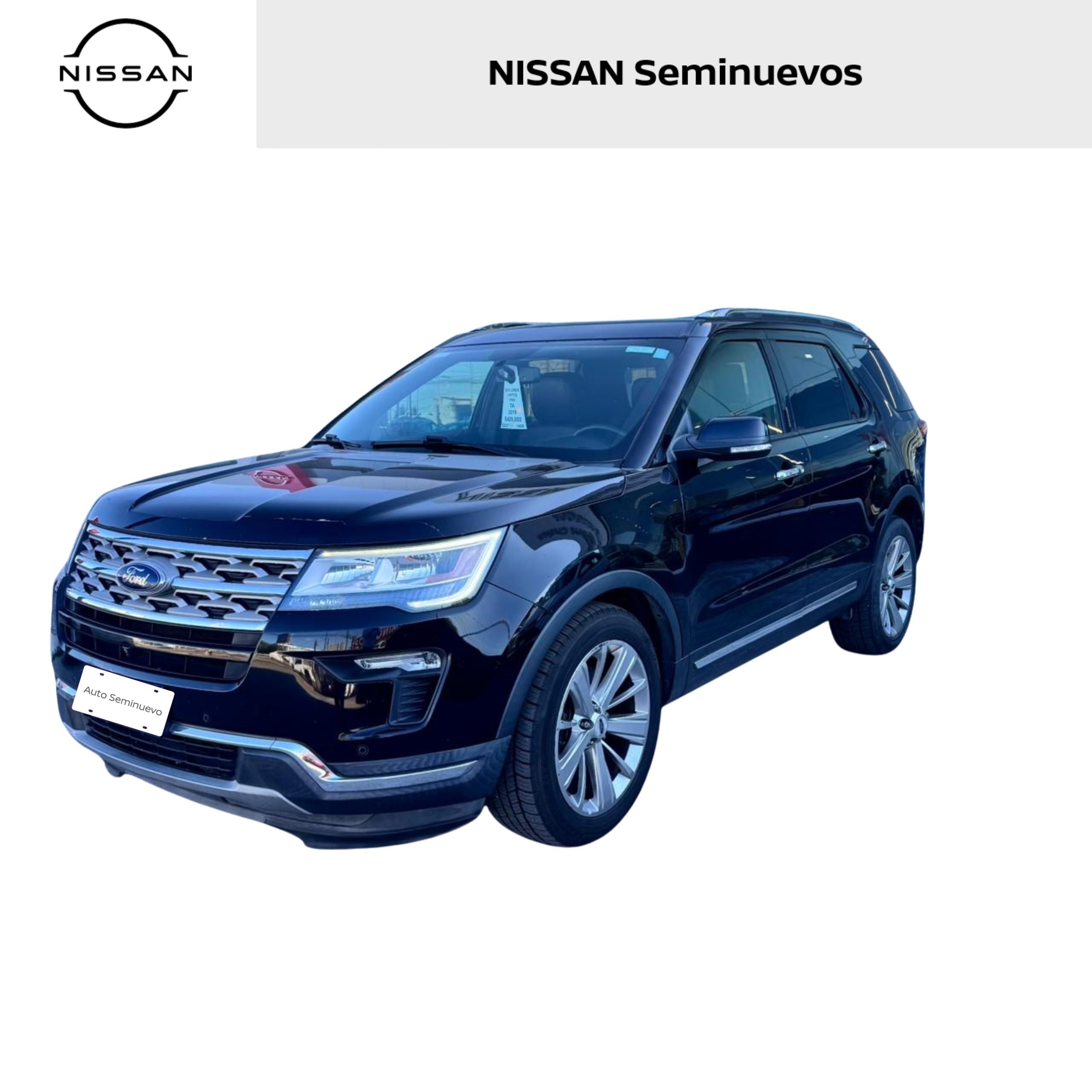 2019 Ford EXPLORER 5 PTS LIMITED V6 TA AAC AUT PIEL CAMARA REVERSA DVD GPS SYNC