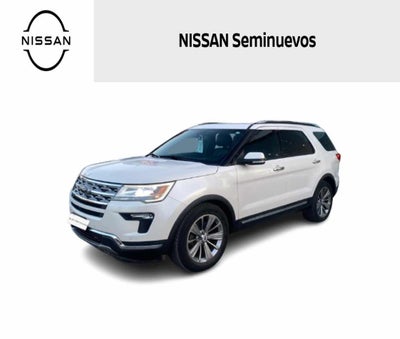 2018 Ford EXPLORER 5 PTS LIMITED V6 TA AAC AUT PIEL CAMARA REVERSA DVD GPS SYNC