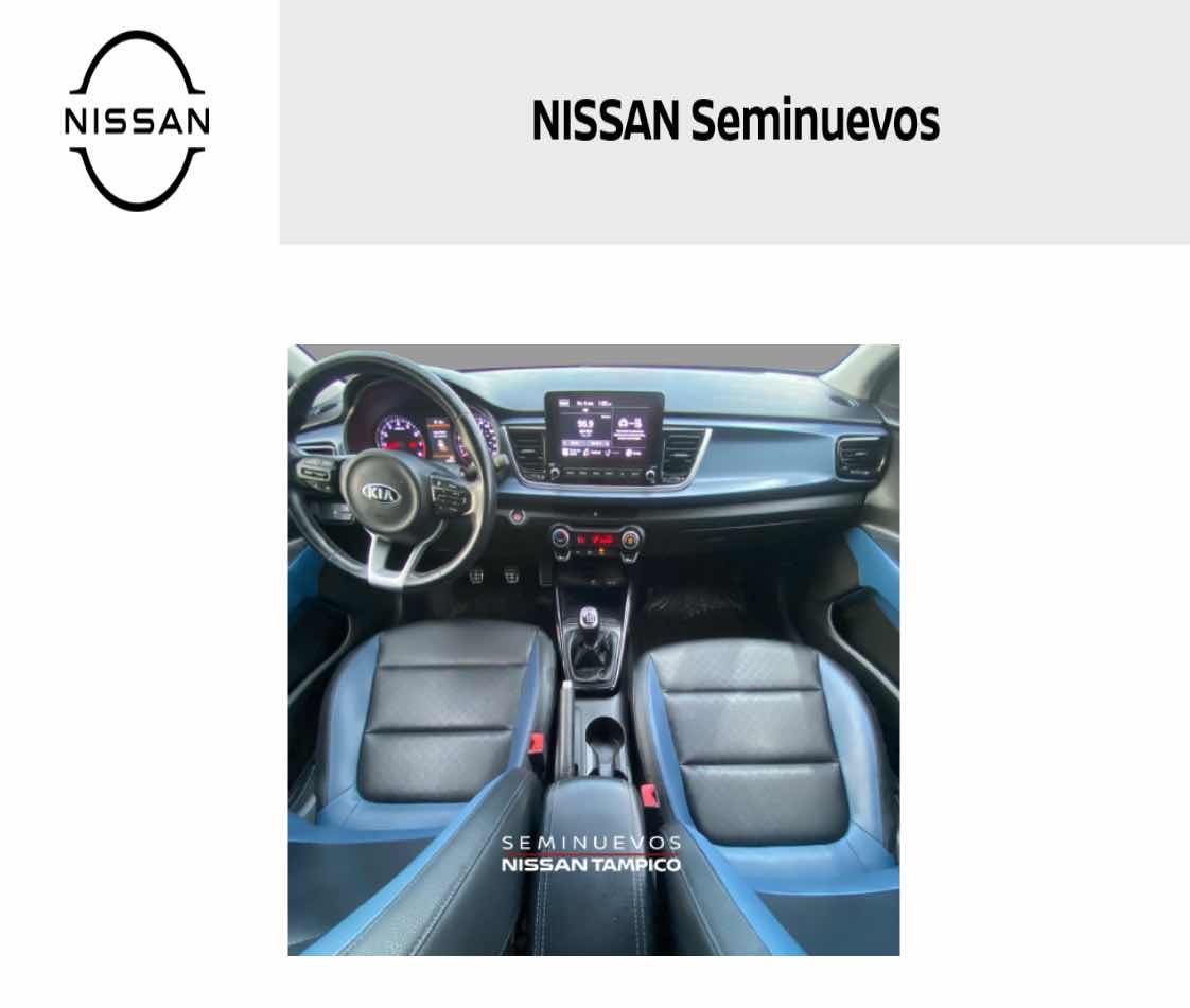 2021 Kia RIO 5 PTS HB S PACK TM VE QC PIEL BITONO F NIEBLA RA 17